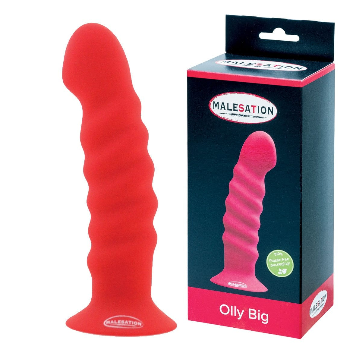 MALESATION OLLY DILDO LARGE RED Default Title