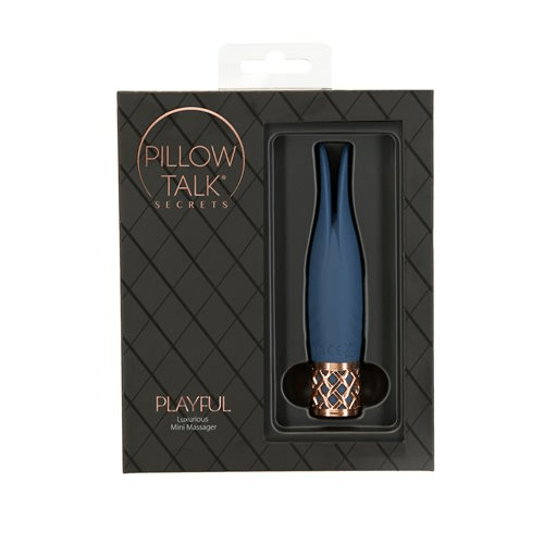 Pillow Talk® Secrets - Playful - Clitoral Vibrator - Navy Vibrant Vibes Australia - Quality Sex Toys - Great Prices
