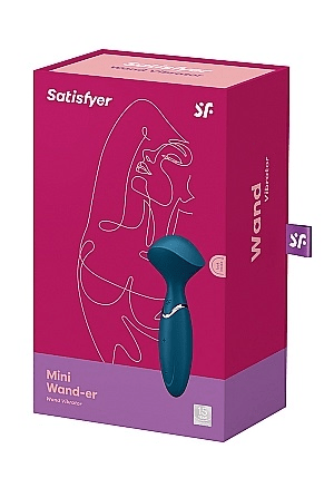 Satisfyer Mini Wand-er - Blue Vibrant Vibes Australia - Quality Sex Toys - Great Prices