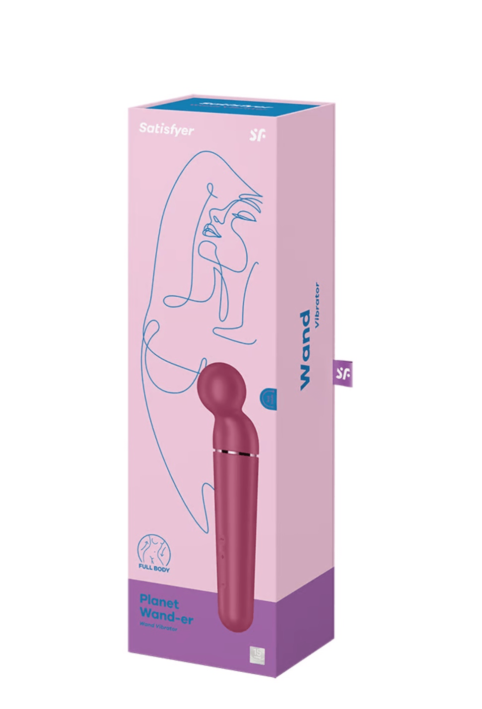 Satisfyer Planet Wand-er Berry/Rosegold Vibrant Vibes Australia - Quality Sex Toys - Great Prices