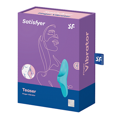 Satisfyer Teaser Light Blue Vibrant Vibes Australia - Quality Sex Toys - Great Prices