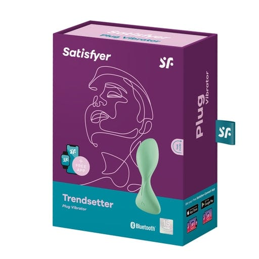 Satisfyer Trendsetter Connect App Light Green Vibrant Vibes Australia - Quality Sex Toys - Great Prices