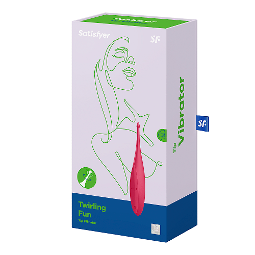 Satisfyer Twirling Fun Poppy Red Vibrant Vibes Australia - Quality Sex Toys - Great Prices