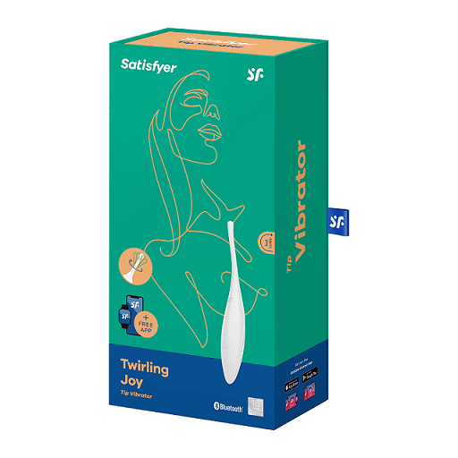 Satisfyer Twirling Joy White Vibrant Vibes Australia - Quality Sex Toys - Great Prices
