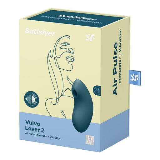 Satisfyer Vulva Lover 2 blue Vibrant Vibes Australia - Quality Sex Toys - Great Prices