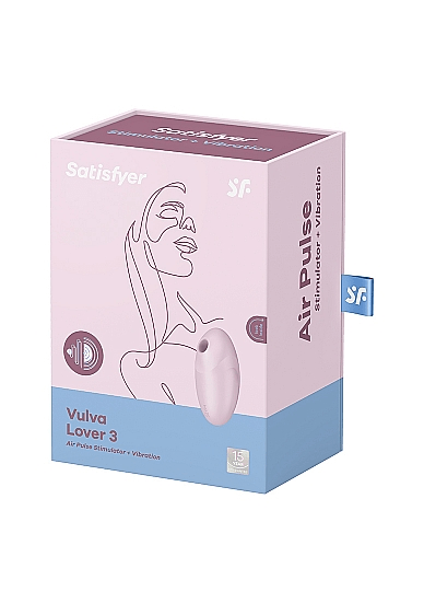Satisfyer Vulva Lover 3 pink Vibrant Vibes Australia - Quality Sex Toys - Great Prices