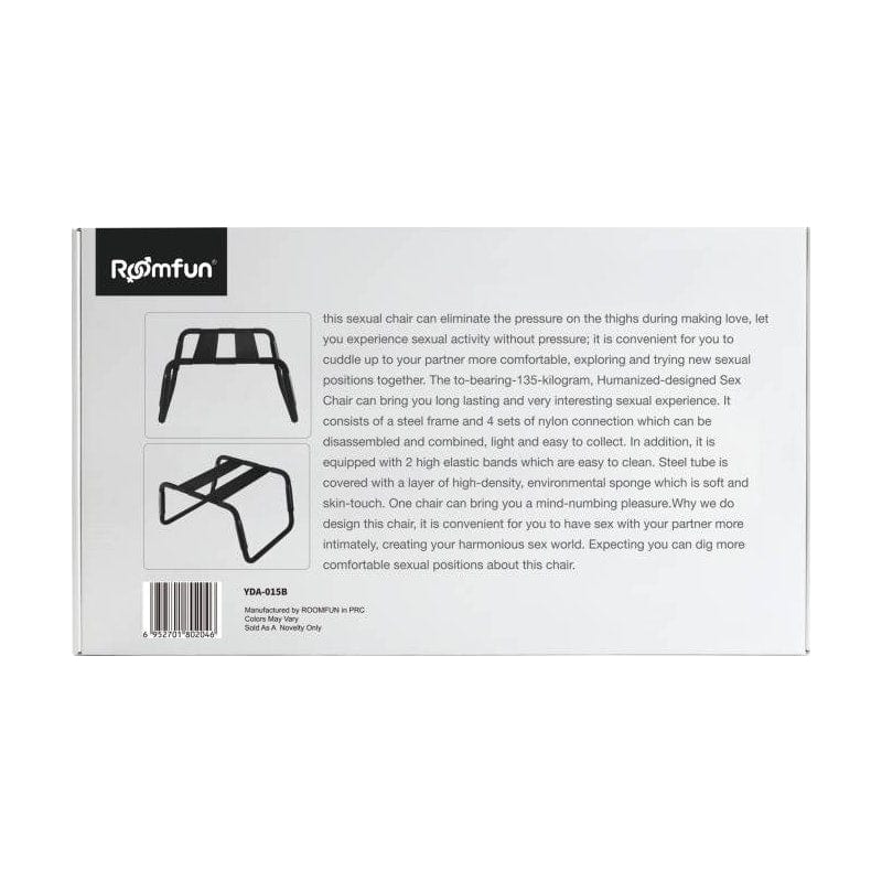 Sex Chair Adjustable Height Black Vibrant Vibes Australia - Quality Sex Toys - Great Prices