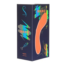 Swan The Mini Swan Wand - Orange Glow In The Dark Vibrant Vibes Australia - Quality Sex Toys - Great Prices