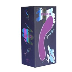 Swan The Mini Swan Wand - Purple Glow In The Dark Vibrant Vibes Australia - Quality Sex Toys - Great Prices