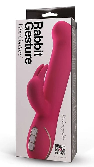 Vibe Couture Rabbit Gesture Pink Vibrant Vibes Australia - Quality Sex Toys - Great Prices