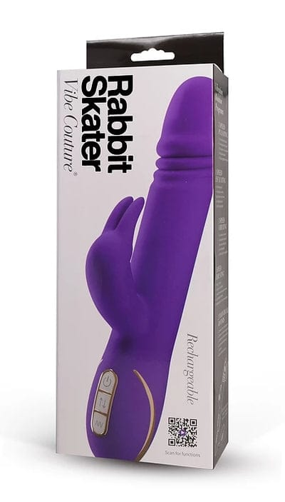Vibe Couture Rabbit Skater Purple Vibrant Vibes Australia - Quality Sex Toys - Great Prices