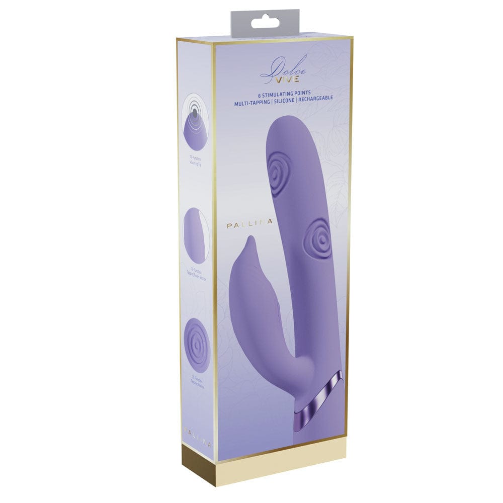 VIVE Pallina - - 25 cm USB Rechargeable Tapping Rabbit Vibrator Shots Toys