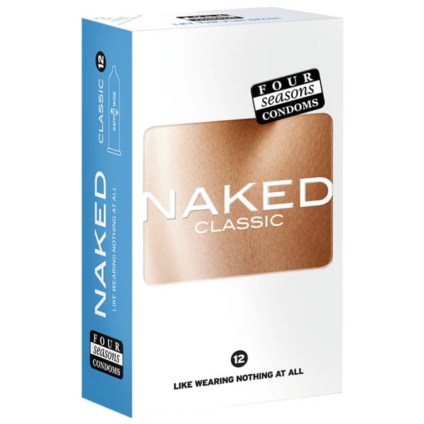 Four Seasons Naked Classic Condom 12 Pc Four Seasons