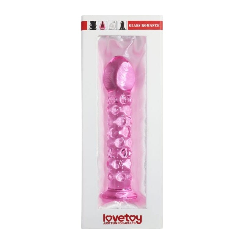 Glass Romance 2 Pink 7in Vibrant Vibes Australia - Quality Sex Toys - Great Prices