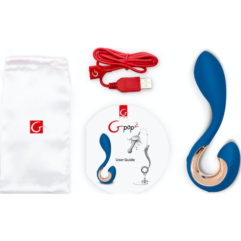 Gpop2 Indigo Blue Vibrant Vibes Australia - Quality Sex Toys - Great Prices