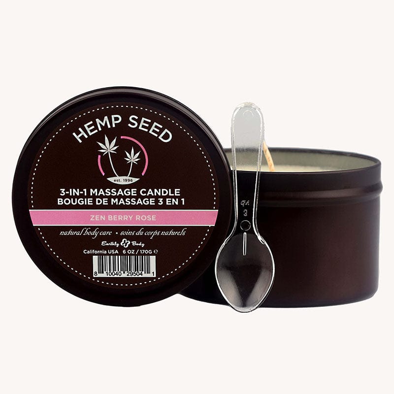 Hemp Seed 3-In-1 Massage Candle Earthly Body