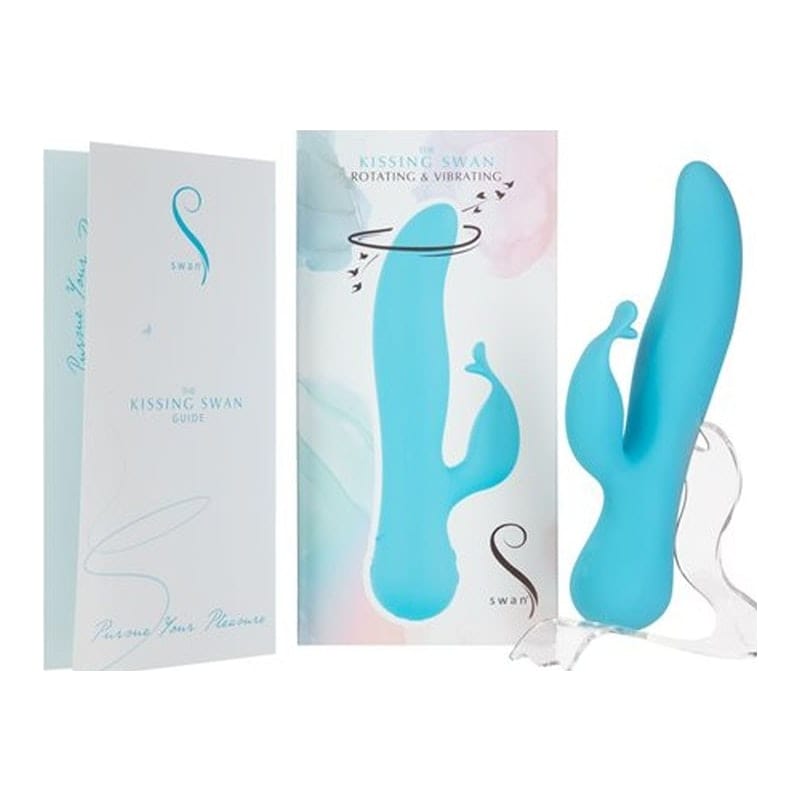 Kissing Swan Rabbit Vibrator Vibrant Vibes Australia - Quality Sex Toys - Great Prices