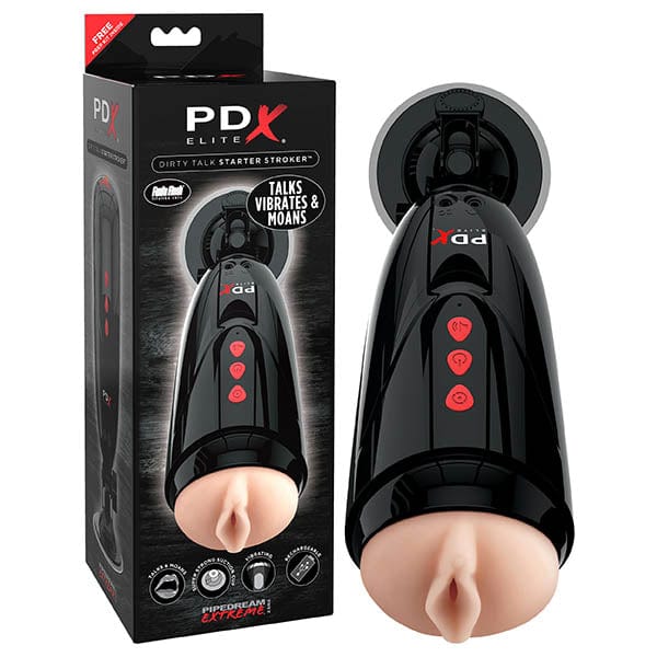 Pipedream Extreme Toyz Elite Dirty Talk Starter Stroker Pipedream