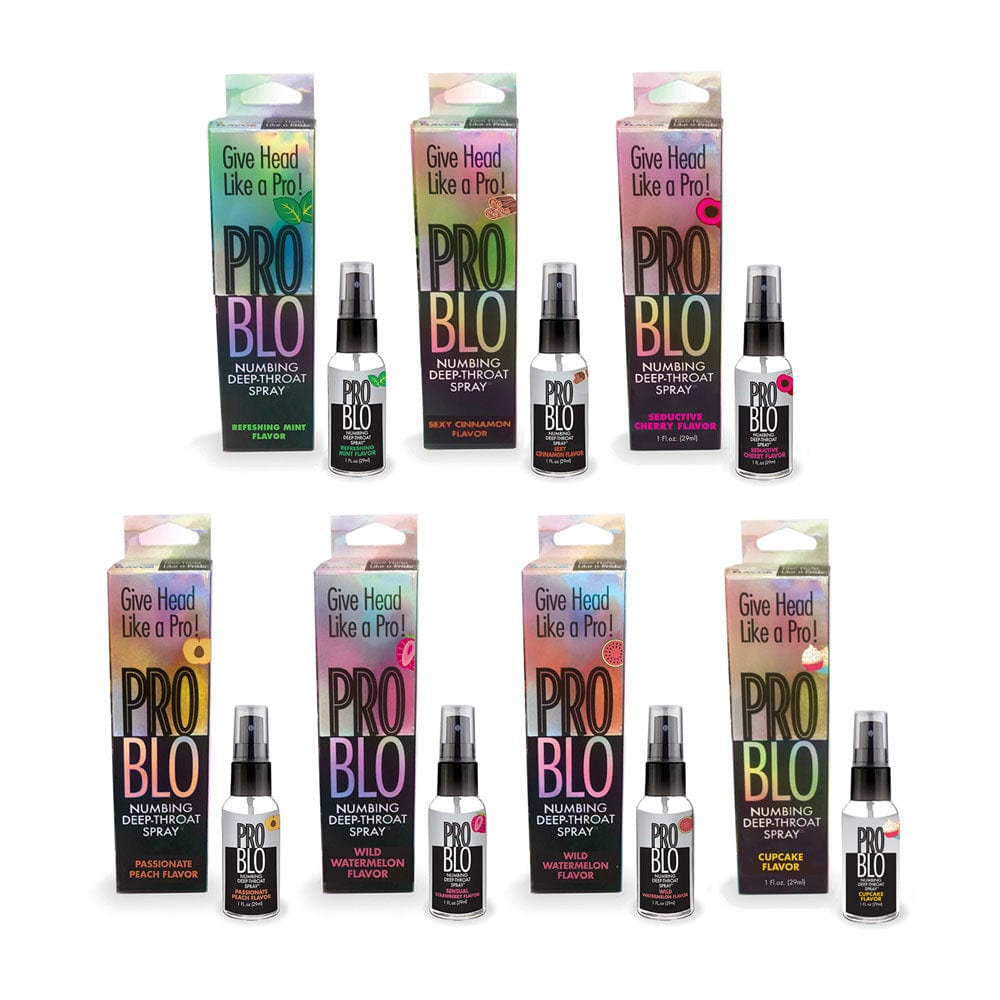 ProBlo Deep Throat Spray - Peach Little Genie