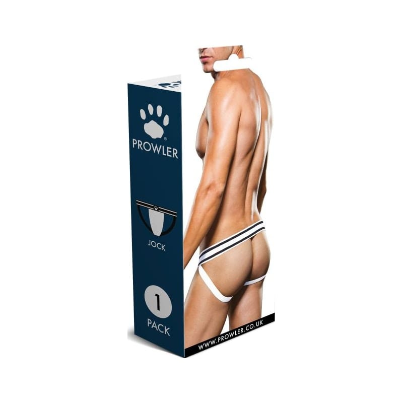 Prowler Jock Black/White Vibrant Vibes Australia - Quality Sex Toys - Great Prices
