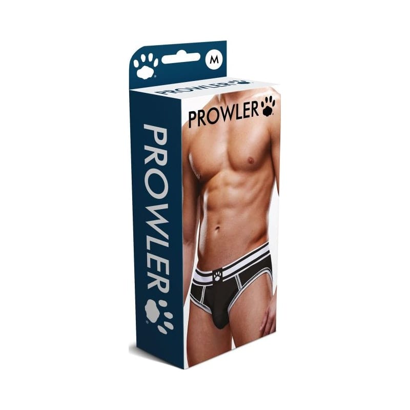 Prowler Open Back Brief White/Blue Vibrant Vibes Australia - Quality Sex Toys - Great Prices