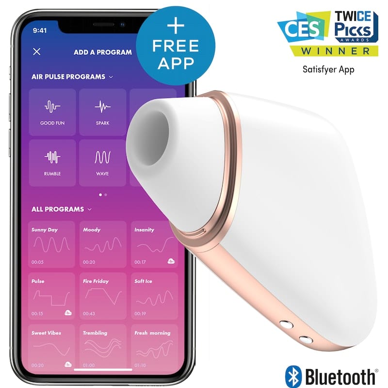 Satisfyer Love Triangle White Vibrant Vibes Australia - Quality Sex Toys - Great Prices