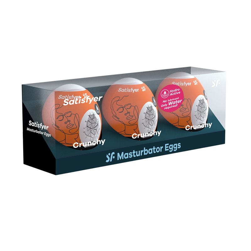 Satisfyer Masturbator Eggs - Crunchy 3 Pack Satisfyer