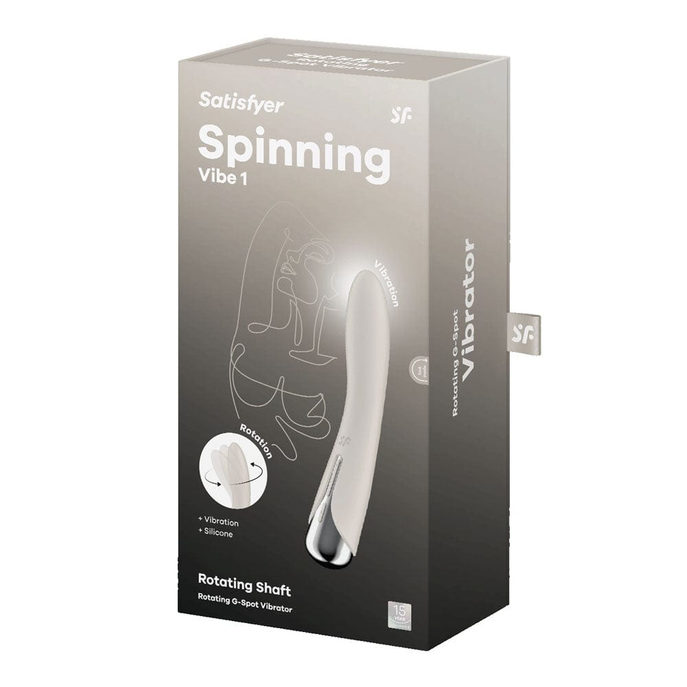 Satisfyer Spinning Vibe 1 Beige Vibrant Vibes Australia - Quality Sex Toys - Great Prices