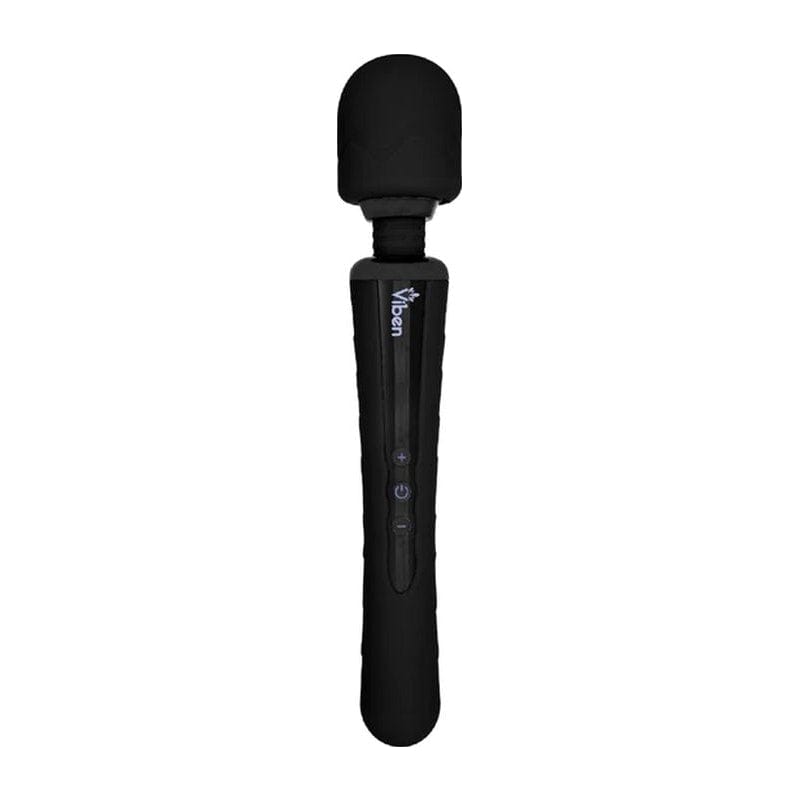 Viben Obsession Rechargeable Wand Massager Black Vibrant Vibes Australia - Quality Sex Toys - Great Prices