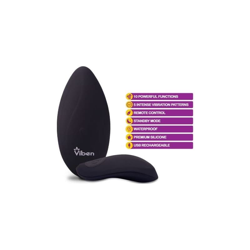 Viben Racy Multi Function Panty Vibe w Remote Vibrant Vibes Australia - Quality Sex Toys - Great Prices