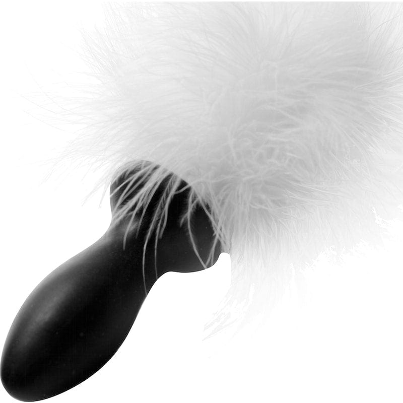 White Bunny Tail Anal Plug Vibrant Vibes Australia - Quality Sex Toys - Great Prices
