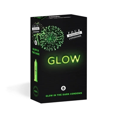 Four Seasons Glow N Dark Condoms 8 Pack