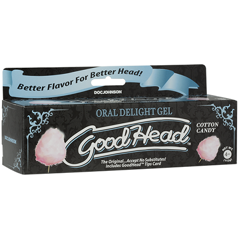 GoodHead™ - Oral Delight Gel - 4 oz Tube - Cotton Candy