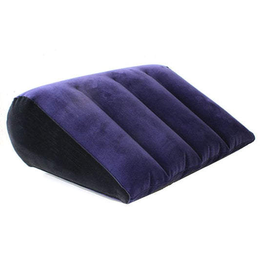 Inflatable Sex Positioning Triangular Cushion Blue