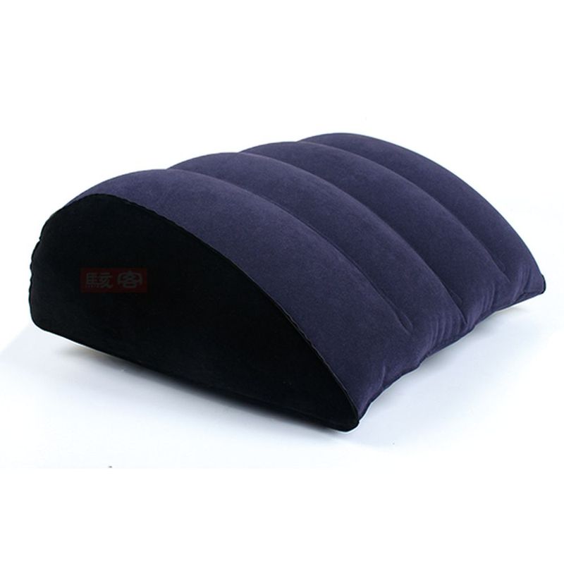Inflatable Sex Positioning Arc Pillow Blue