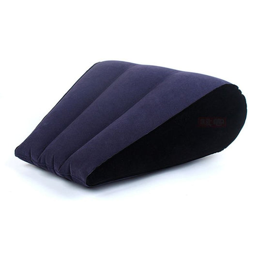 Inflatable Sex Positioning Tapered Wedge Cushion Blue