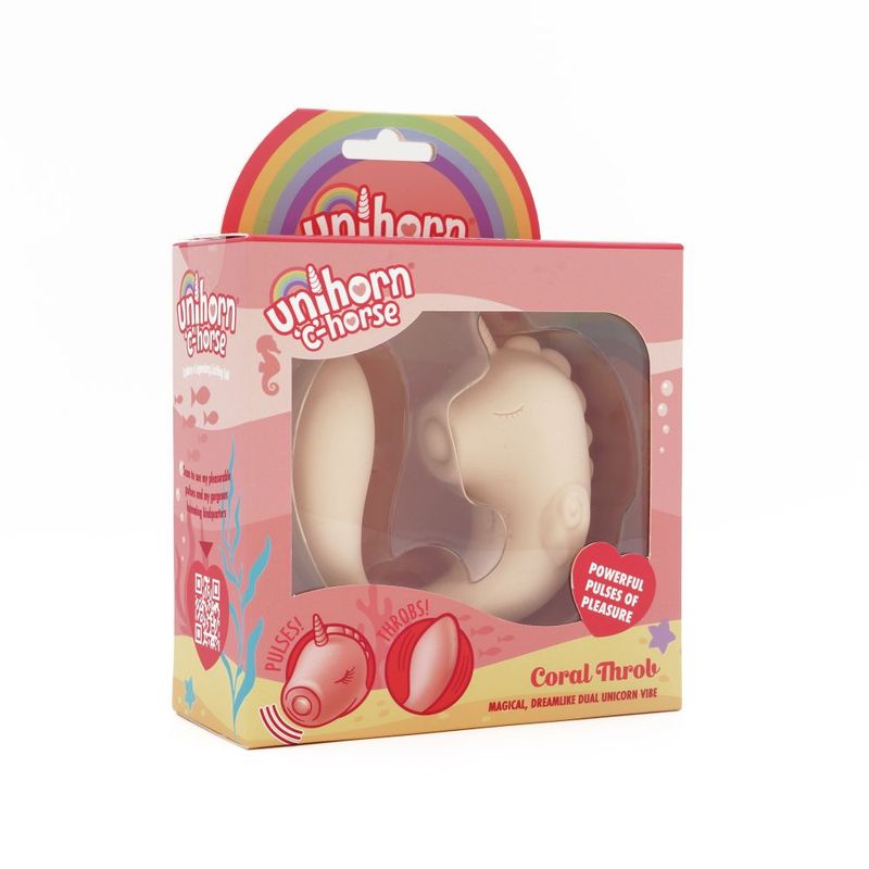 Unihorn Massager C Horse Coral Throb Coral