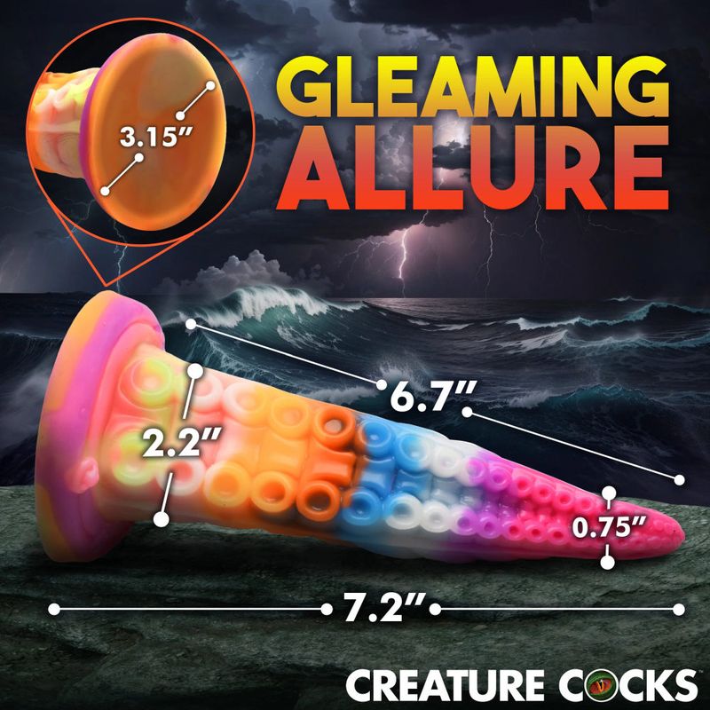 Creature Cocks - Luminoctopus GITD Tentacle Dildo