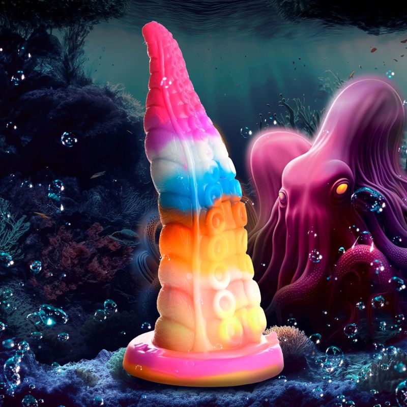 Creature Cocks - Luminoctopus GITD Tentacle Dildo
