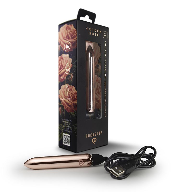 Golden Rose Rechargeable Bullet