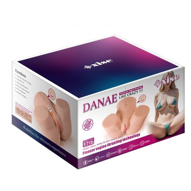 Danae 7.7kg USB Auto Thrusting Pussy and Ass Sex Doll
