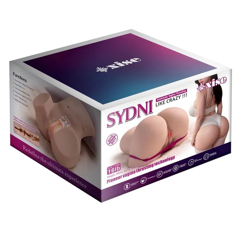 Sydni 7.5kg USB Auto Thrusting Pussy and Ass Sex Doll