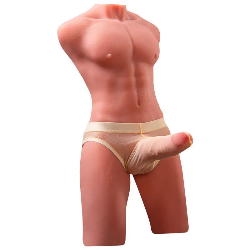 Jason 8kg USB Auto Thrusting 17cm Cock and Ass Male Torso Sex Doll