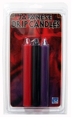 Japanese Drip Candles Set of 3 Small