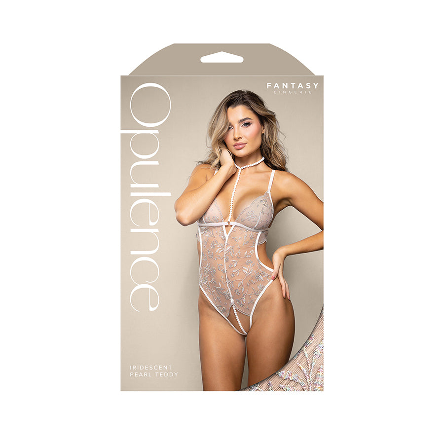 OPULENCE Iridescent Pearl Teddy -  -  - M/L Size