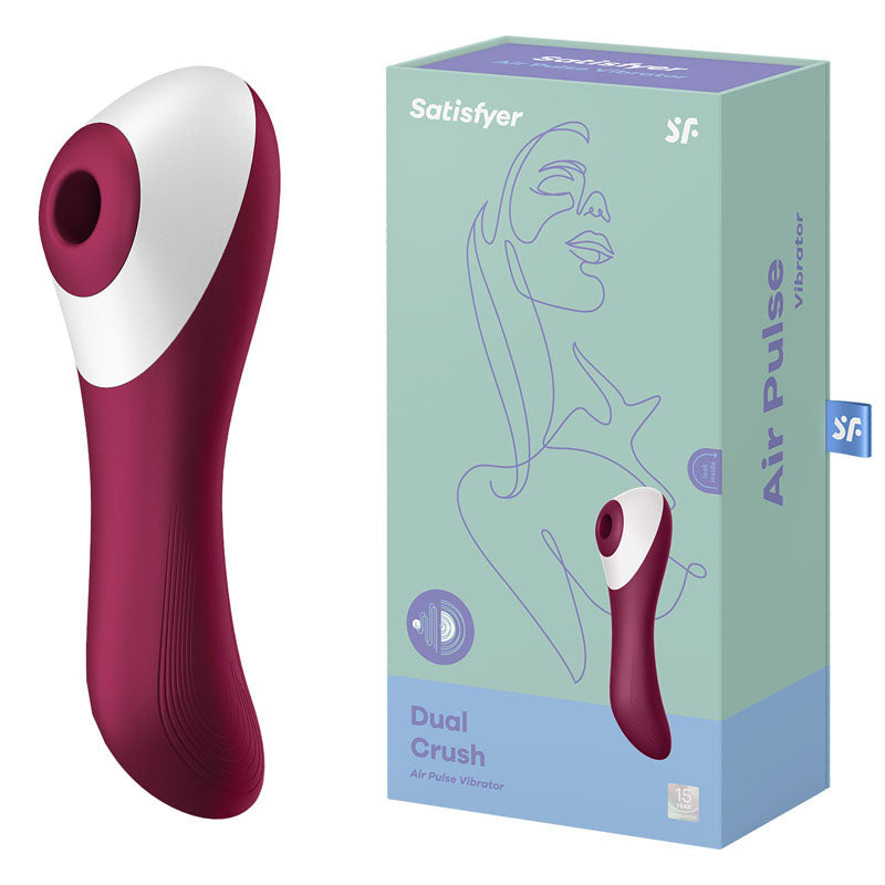 Satisfyer Dual Crush -  Air Pulse Stimulator with Vibration