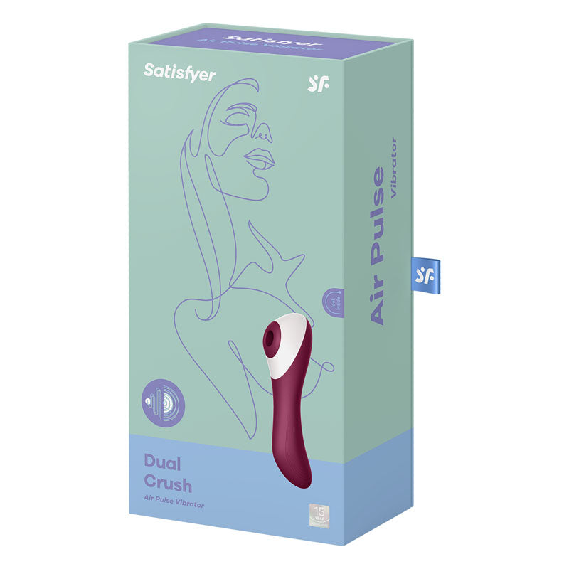Satisfyer Dual Crush -  Air Pulse Stimulator with Vibration