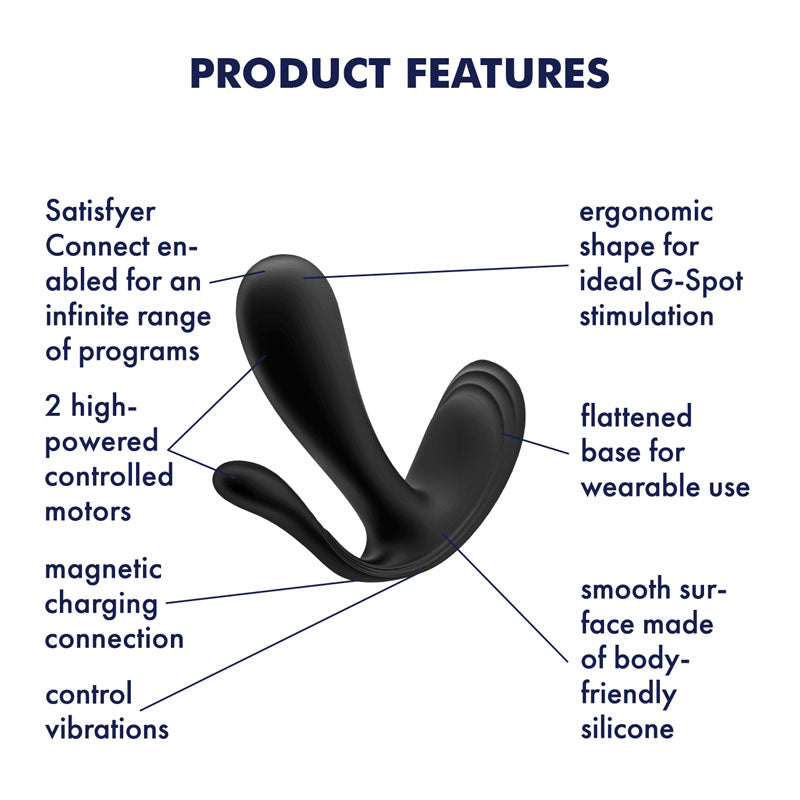 Satisfyer Top Secret + -  Wearable Vibrator with App Control