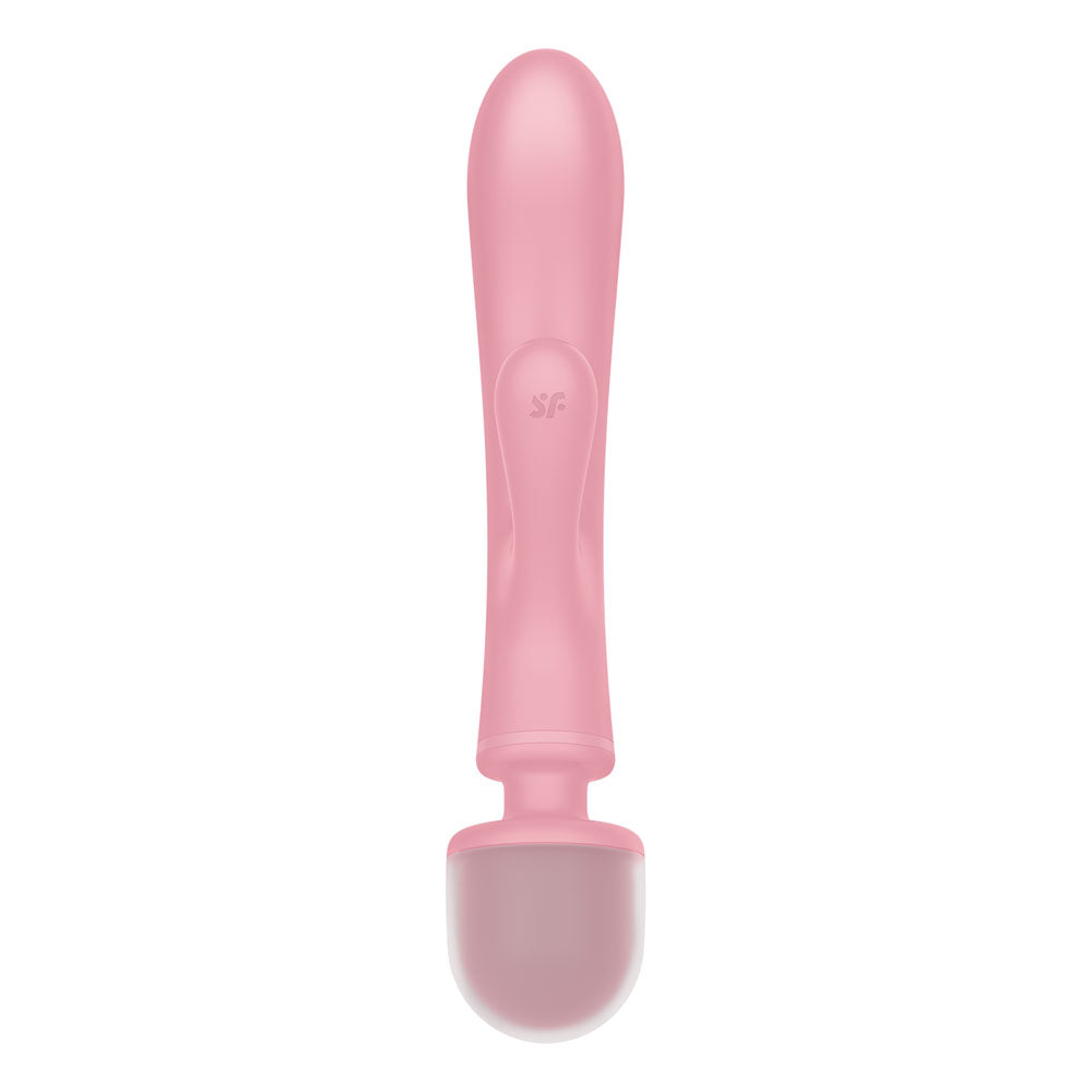 Satisfyer Triple Lover -  USB Rechargeable Rabbit Vibrator and Massage Wand