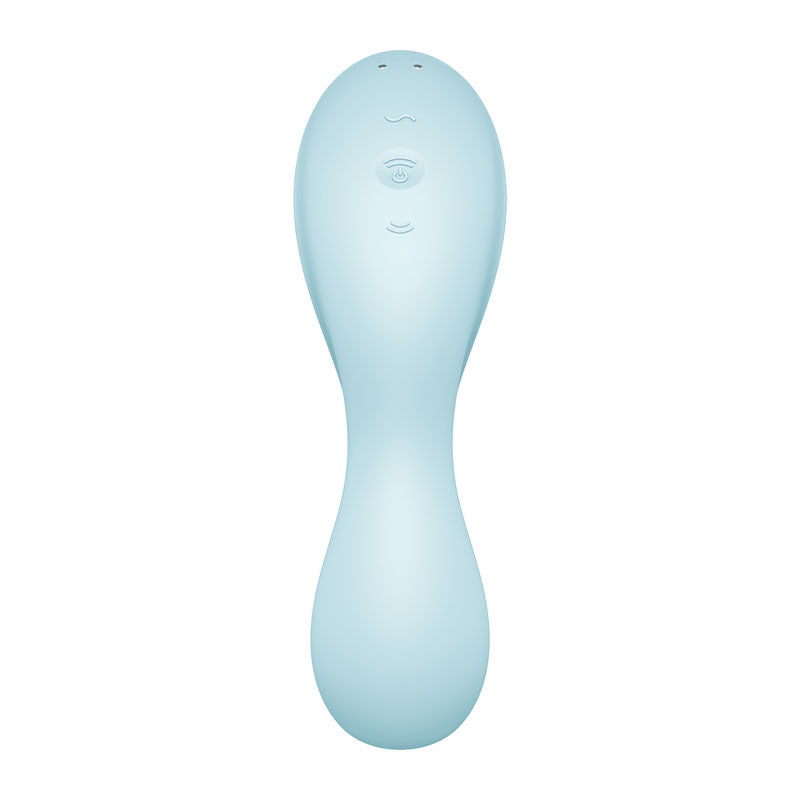 Satisfyer Curvy Trinity 5 -  USB Rechargeable Air Pulse Stimulator & Vibrator with App Control
